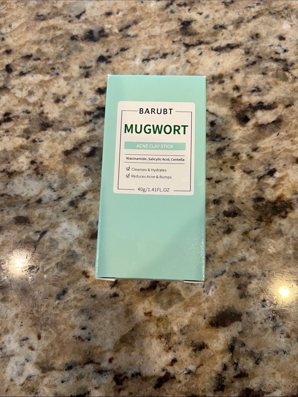Mugwort Acne Clay Stick - Mint Green
